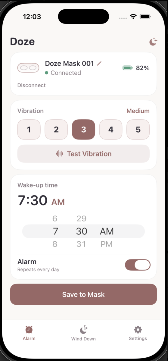 Set your silent alarm