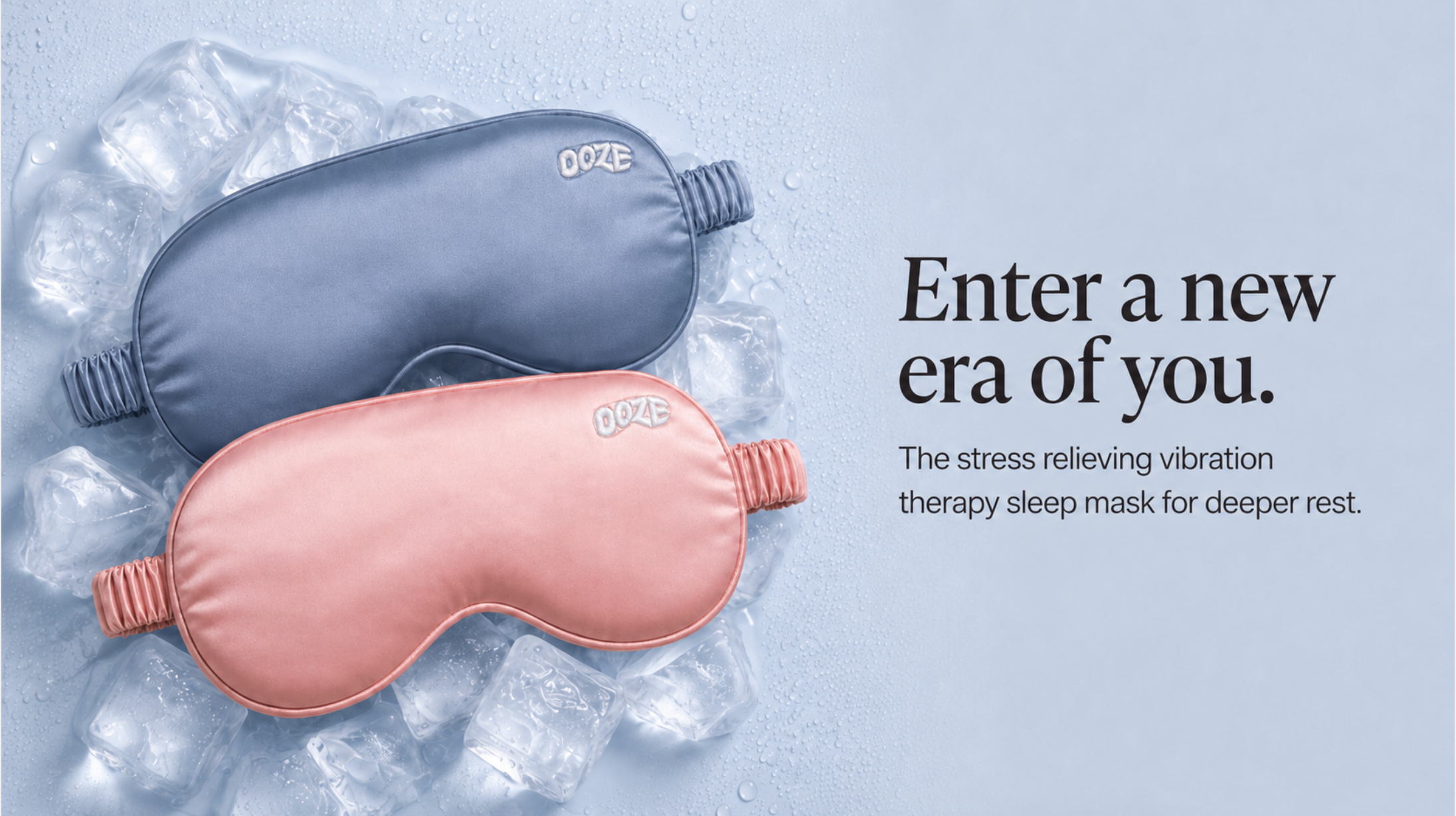 Doze silk sleep masks on ice — Enter a new era of you
